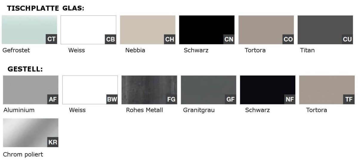 Schreibtisch GLIDER Glasplatte Designer Glasschreibtisch Managertisch