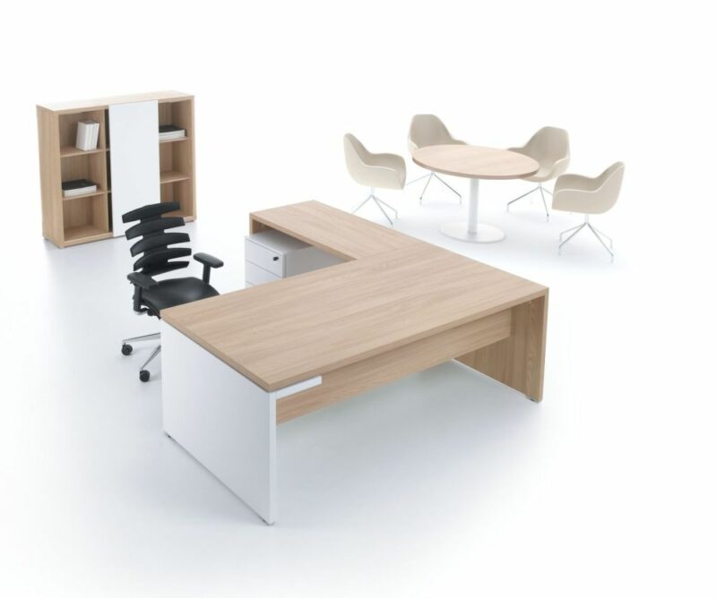Schreibtisch mit Anbautisch Faro