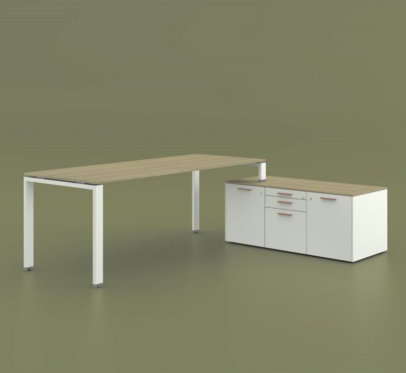 Schreibtisch-GLIDER-mit-Sideboard