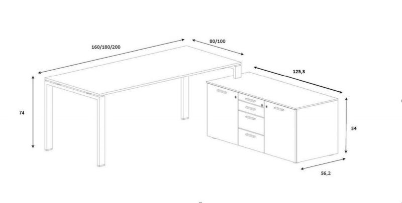 Schreibtisch-mit-Sideboard-Glider-Melamin1