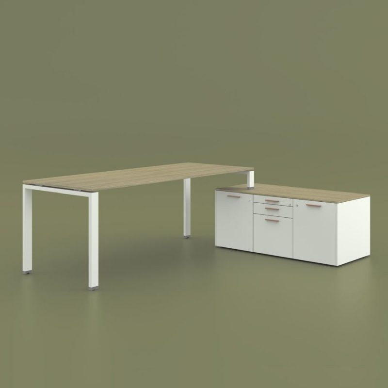 Schreibtisch mit Sideboard GLIDER