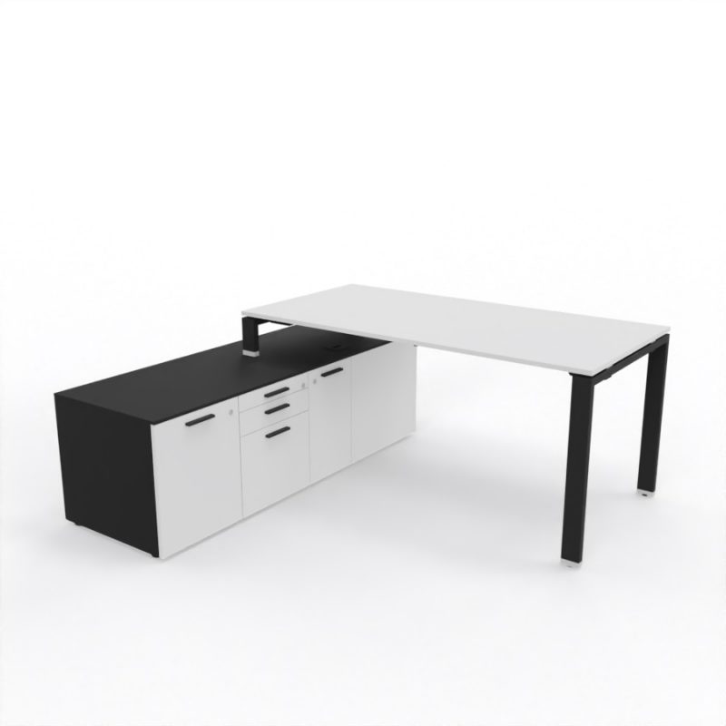 Schreibtisch mit Sideboard gross GLIDER – Bild 4