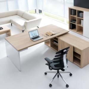 Schreibtisch mit Sideboard Faro