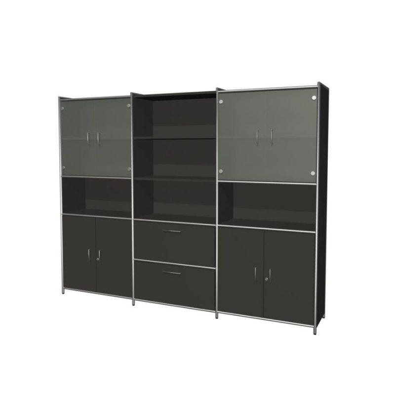bueroschrank-4-tueren-2-schubladen-anthrazit-glas