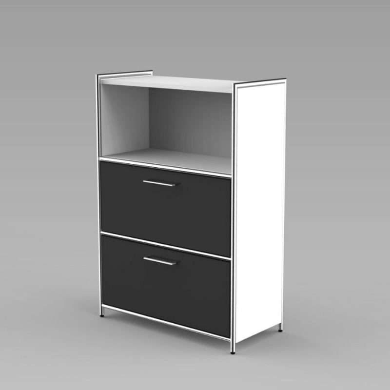 highboard-2-schubladen-3oh-weiss-anthrazit