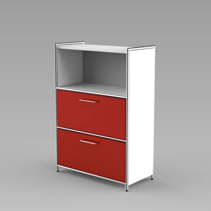 highboard-2-schubladen-3oh-weiss-rot