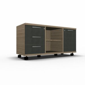 Rollcontainer_Sideboard_A120M_Cacao_Anthrazit