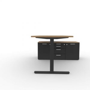 Schreibtisch-Winglet-mit-Sideboard-Nussbaum-Schwarz