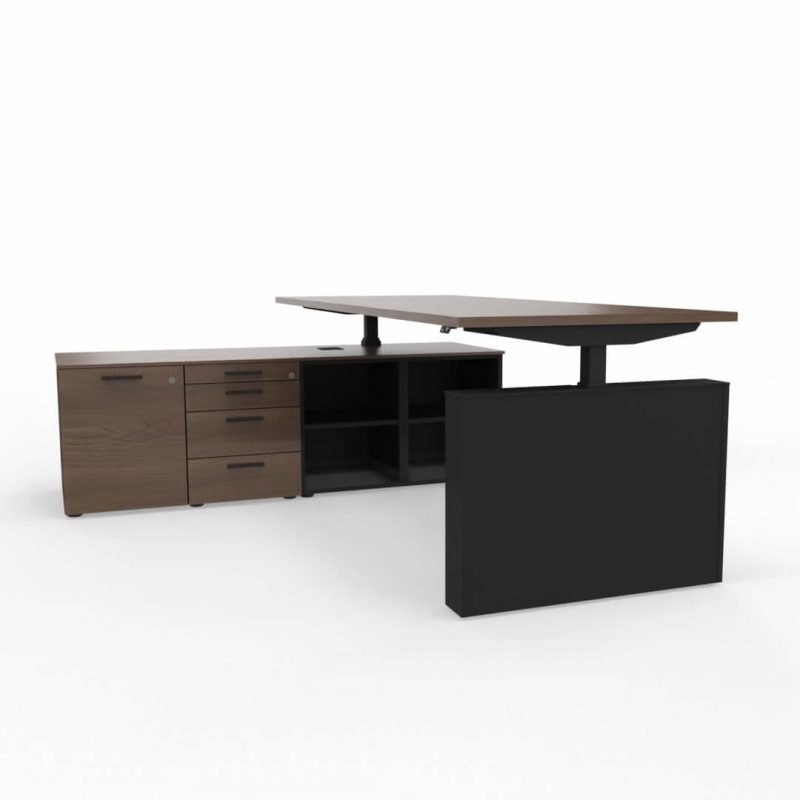 Schreibtisch-mit-Sideboard-hoehenverstellbar-NX