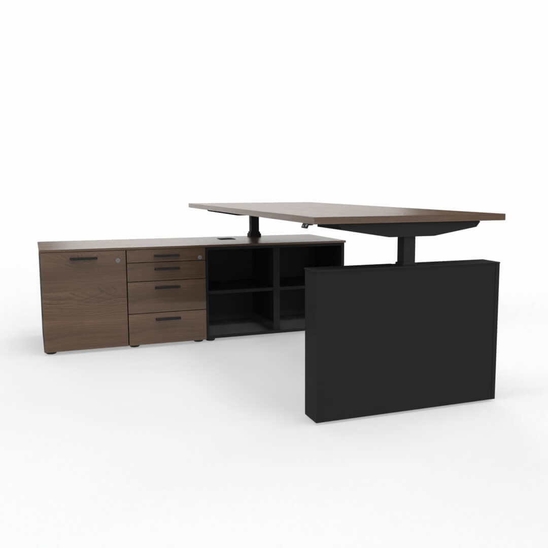 Schreibtisch-mit-Sideboard-hoehenverstellbar-NX