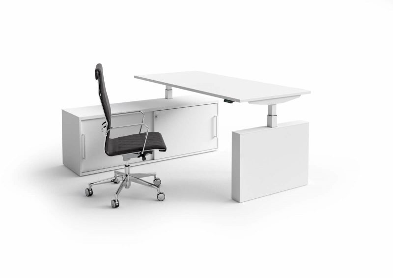 Steh-Sitz-Schreibtisch-Winglet-weiss