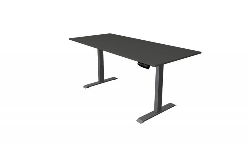 Schreibtisch-elektrisch-hoehenverstellbar-Updown-1-Tischplatte-anthrazit-Gestell-anthrazit