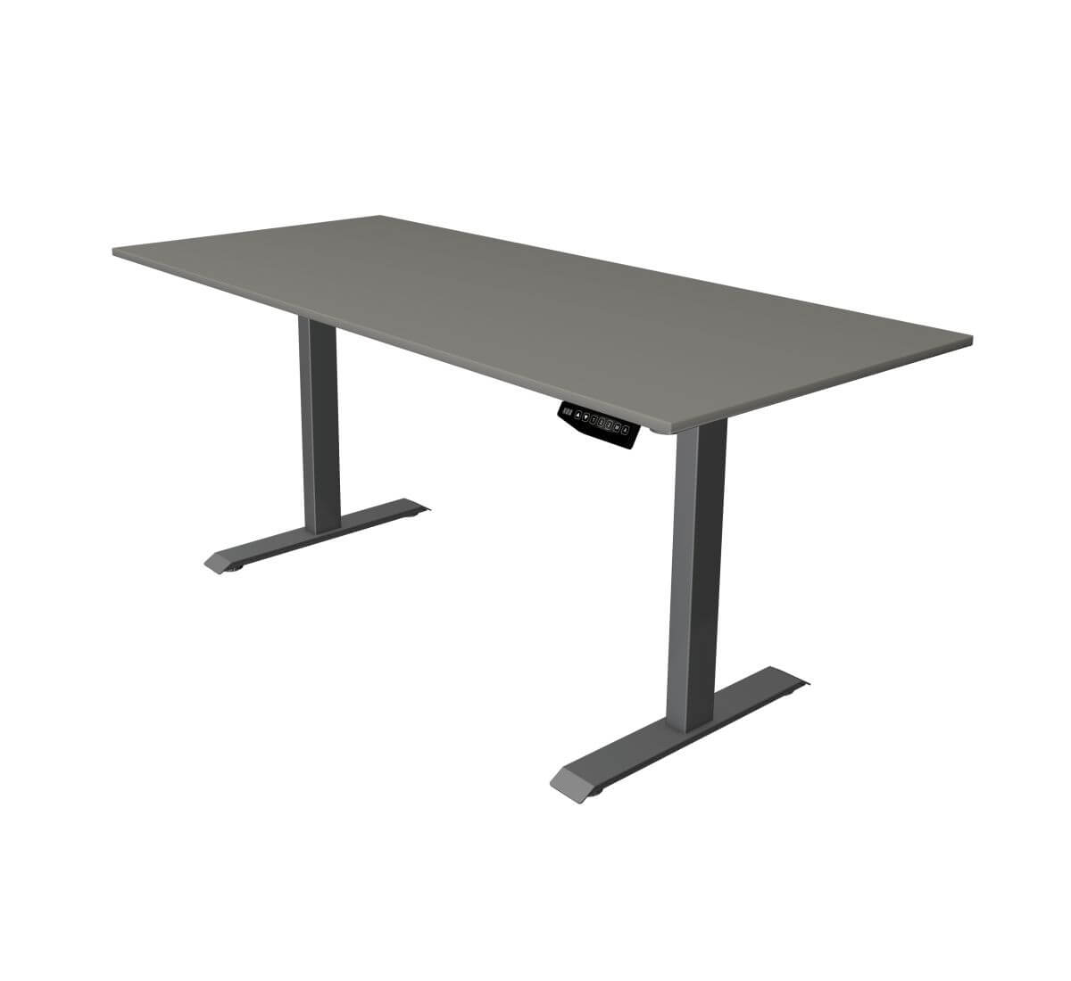 Schreibtisch-elektrisch-hoehenverstellbar-Updown-1-Tischplatte-grafit-Gestell-anthrazit