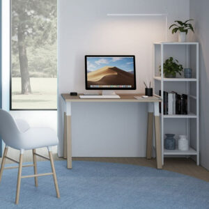 Schreibtisch-mit-Holzbeinen-Polare-Homeoffice