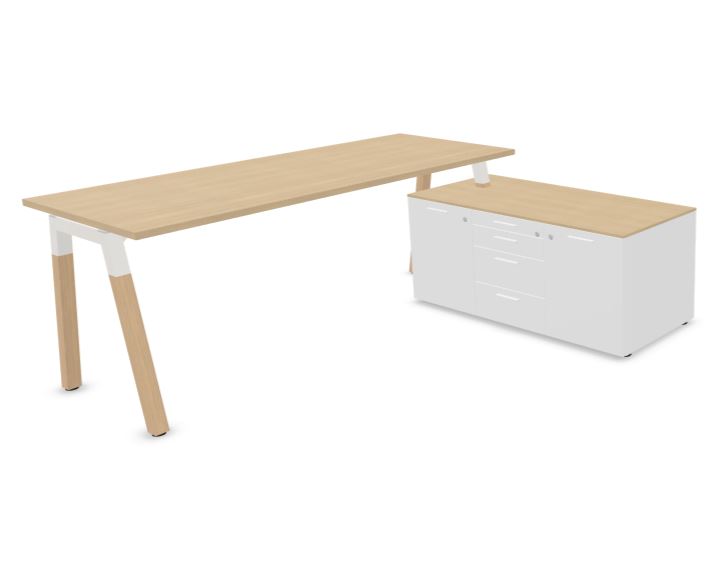 Schreibtisch-mit-kl-Sideboard-4we-Polare