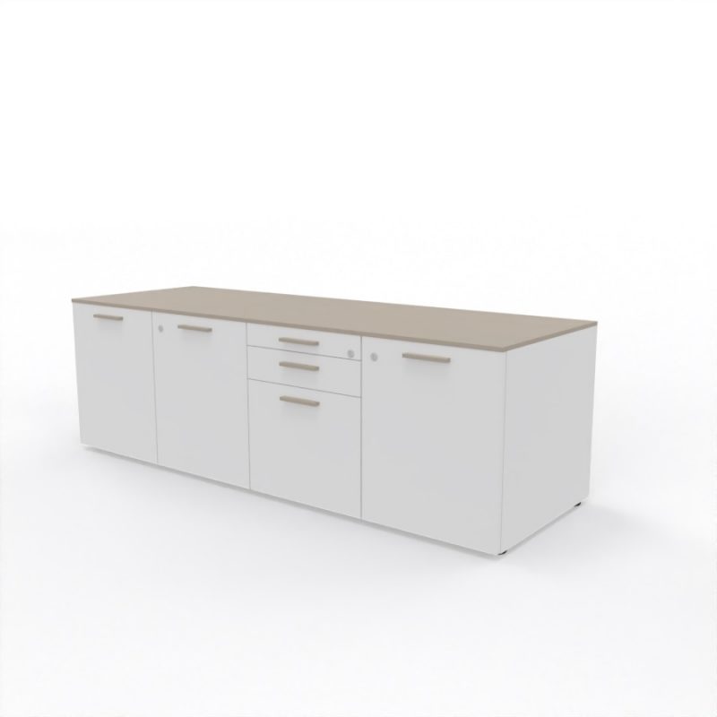 sideboard-3-schubladen-3-tueren-front+korpus-weiss-top-tortora-rechts