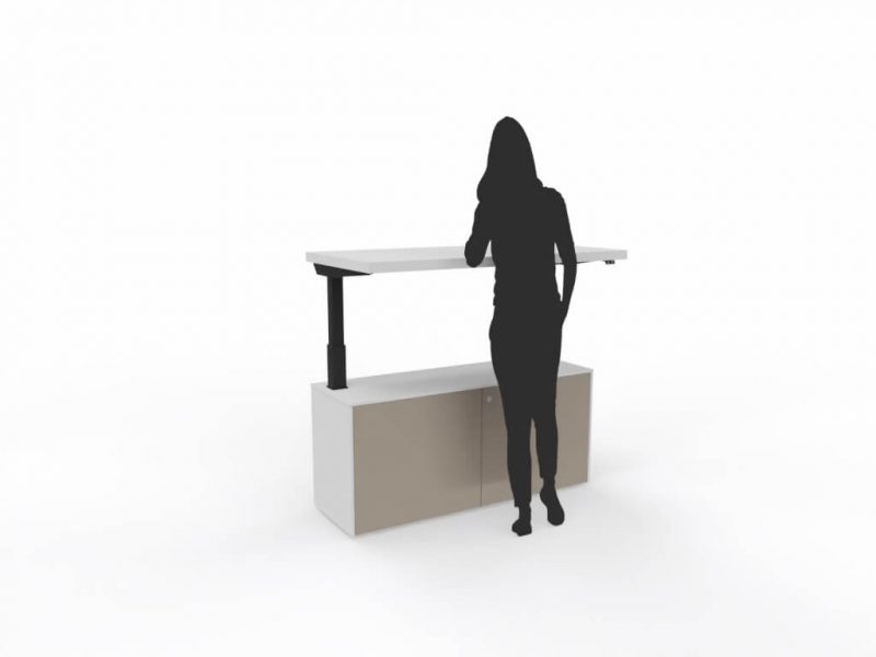 Höhenverstellbarer-Tisch-mit-Sideboard-2