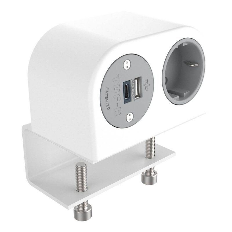 Tischsteckdose Power Phase Schuko USB AC_25200_001
