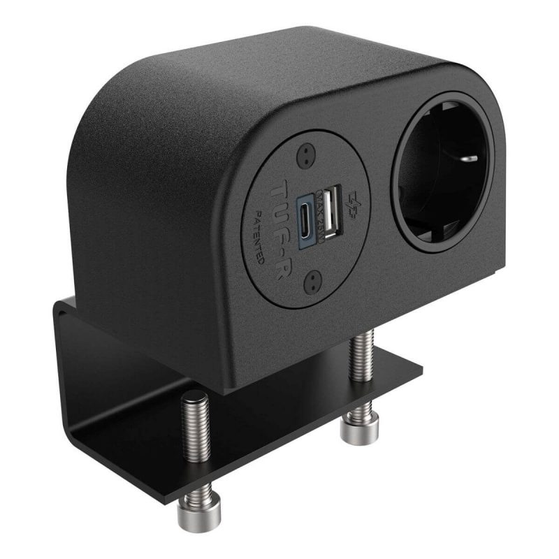 Tischsteckdose Power Phase Schuko USB AC_25203_001