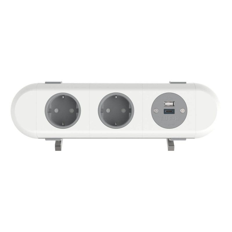 Tischsteckdose_Power Polar 2x Schuko USB AC_25100_002