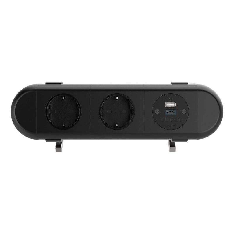 Tischsteckdose_Power Polar 2x Schuko USB AC_25103_002