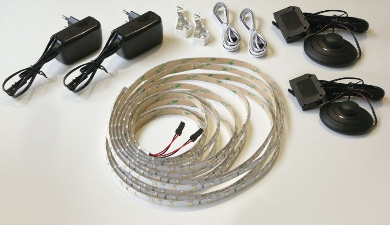 LED Leuchtleiste für große Theke