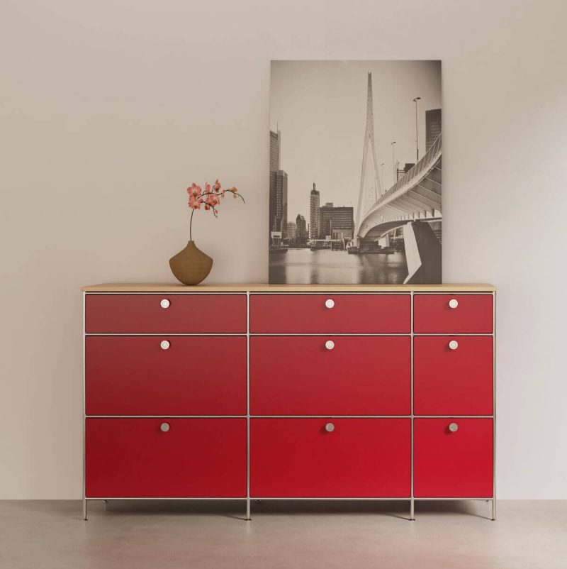 Viasit-System4-Sideboard-mit-Massivholzplatte