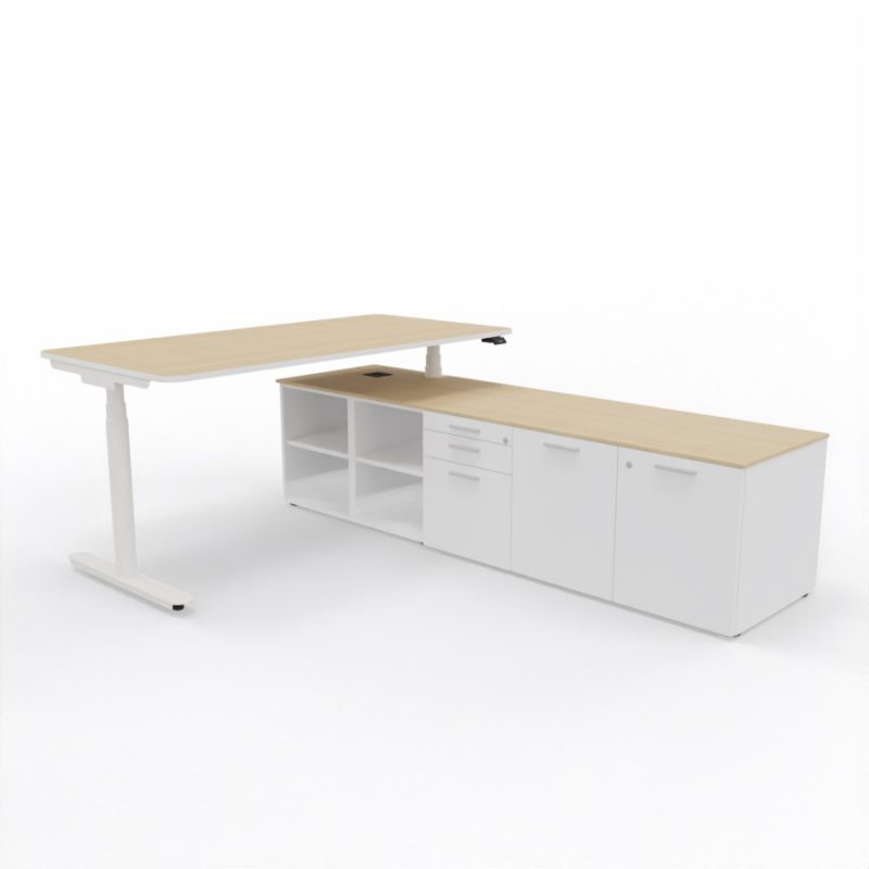 nuvola-schreibtisch+sideboard-mit-haengeregistratur-weiss-eichenatur-r