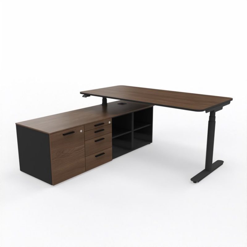 schreibtisch-elektr-verstellb-mt-sidebord-4-schubladen-luxnussbaum-schwarz-2