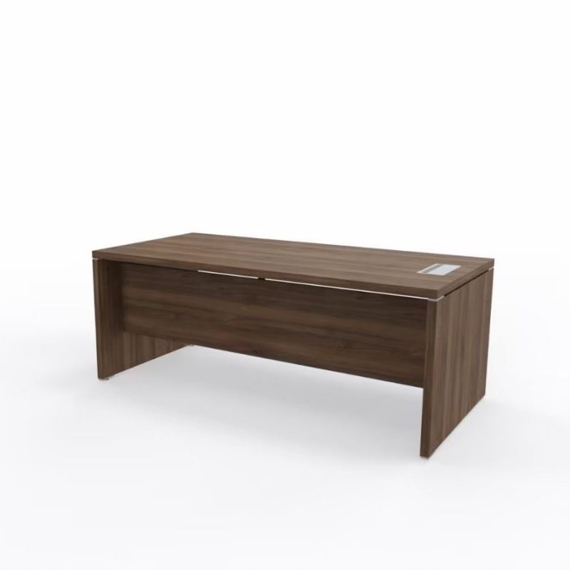 schreibtisch-quando-mit mediabox-m04h-links-melamindekor-dunkle-walnuss