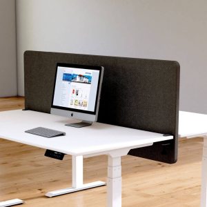 Tischtrennwand geräuschdämpfend anthrazit