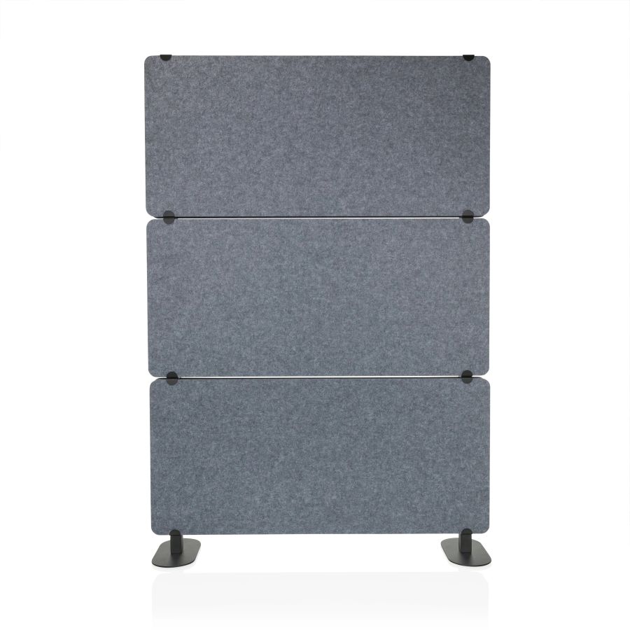 Akustik-Trennwand Flexmiut Extend, Panel in Grau